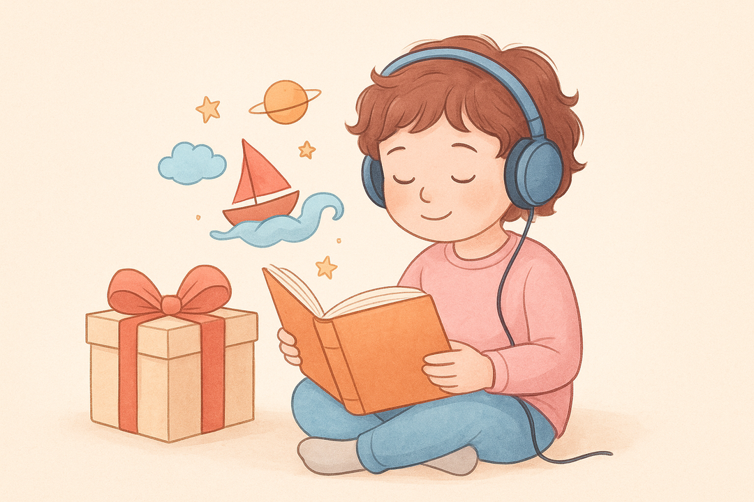 Audiobook jako prezent dla dziecka. Dlaczego warto wybrać historię zamiast rzeczy