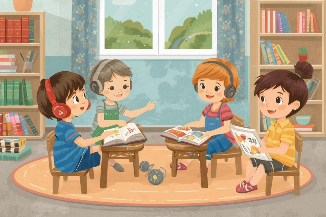 Audiobooki wydawnictwa Jungoffska w przedszkolu – pomysł na kreatywne zajęcia z dziećmi 3–6 lat