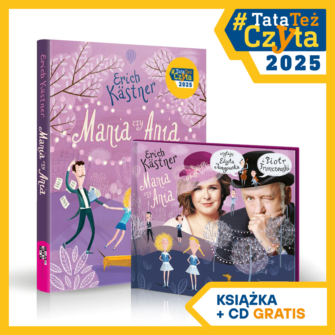 MANIA CZY ANIA: Książka + CD GRATIS